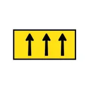 Boxed Edge Sign - 3 Lane Status - Multiple Sizes