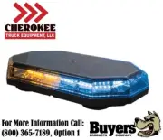 Buyers Products 8891068 15" Octagonal LED Mini Light Bar - Amber/Blue