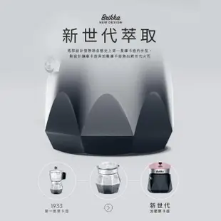 【Bialetti 比亞樂堤】極厚鑽石加壓摩卡壺BRIKKA-公司貨4杯份(醇香濃厚拿鐵)