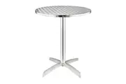 Bolero Flip-Top Table Stainless Steel 600mm - Cafe Tables (U423) - U423