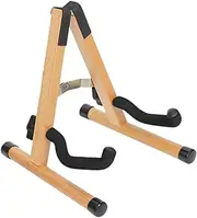 BIUDECO Folding Music Stand Base for Mandolin Unique Design Wooden Rack Support