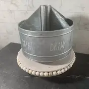 Rae Dunn Drawing brush / Pencil holder Metal On A Rolling Base