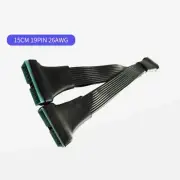 1-to-2 15CM USB3.0 19Pin 20Pin 26AWG Computer Motherboard Connecting Flex Cable