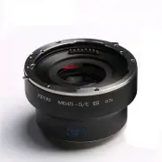 0.7x Electronic Focal Reducer Put Phase One/Schneider Mamiya 645 Lens on Sony E