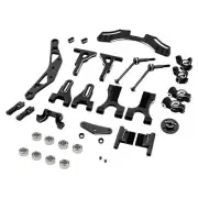 Suspension Arm Shock Absorber Steering Sets for 1/10 3Racing Sakura D5 RC Car