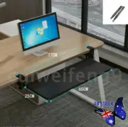 Large Clamp On Keyboard Tray Under Desk Comfort Keyboard Drawer Platform NEW