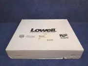NEW Lowell USVC-215 Vented Utility Rack Shelf 2 RU Clamping Brackets Black (Q62)