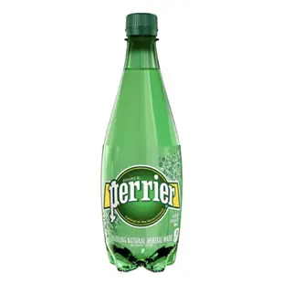 法國 沛綠雅perrier天然氣泡礦泉水 500ml x 24瓶 (寶特瓶)免運費 沛綠雅 perrier 氣泡水 礦泉水 HS嚴選