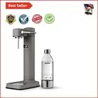 Cordless Sparkling Water Machine - 800mL PET Bottle & 60L CO2 Cylinder Included