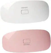 Baluue Mini Nail Dryer Lamp 6w Uv Nail Light Foldable Legs Timer for Home Salon