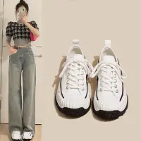 在飛比找蝦皮購物優惠-❤️威力寶媽❤️ 韓國版型4cm厚底內增高運動鞋休閒鞋慢跑鞋