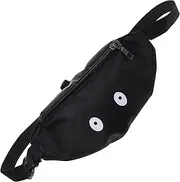 [TOGEVAL] Funny Small Eyes Pattern Kids Fanny Pack Bum Bag Leisure Belt Pouch Present for Girl