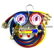 Yellow Jacket 42024 2-Valve Series 41 Test/Charging Manifold, Gauges