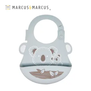 MARCUS＆MARCUS 動物樂園矽膠立體圍兜-無尾熊限定款