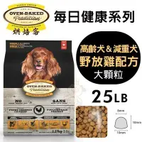 在飛比找Yahoo!奇摩拍賣優惠-【免運】Oven Baked烘焙客 高齡犬減重犬-野放雞(大