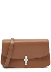 The Row Sofia Leather Cross-body bag - Tan ONE SIZE