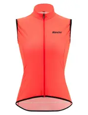 Santini Nebula Puro Women's Wind Vest - Pink Size 2XL