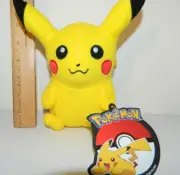 Pokémon PIKACHU Plush 7" Character Stuffed Toy Factory Nintendo New W tag 2019