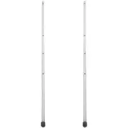 2pcs Football Table Accessory Soccer Machine Part Football Table Operation Rod Metal Operation Pole As Shown 41.50X0.60X0.60CM