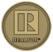Realtor Medallion for Box Cremation Urn/Flag Case - 2 Inch Diameter