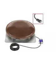 Master Flow 1050 CFM Brown Galvanized EZ Cool Plug-In Power Roof Mount Attic Fan