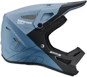 100% Status Youth Downhill Helmet, black-blue, Size S Black Blue