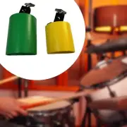 2x Hand Percussion Cowbell Cow Bells Noise Maker for Baseball Football Games