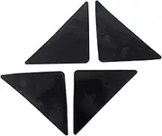 ARTIBETTER 4pcs Rug Sticker Carpet Fixing Grippers for Hardwood Floors Non Slip Rug Backing Corner Protector Rug Tapes for Area Rugs DIY Rug Installation Accessories