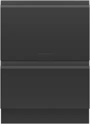 Fisher & Paykel Double DishDrawer Dishwasher Black Glass