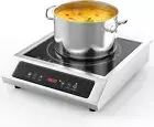 Commercial Induction Cooktop Portable 1800W, Countertop Burner Induction Hot Pla