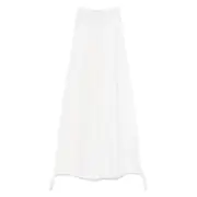 [Max Mara] Max Mara Virgin Wool Trousers M WHITE