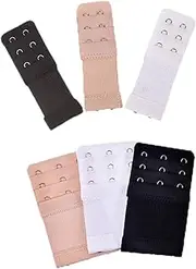 [OATIPHO] Elastic Bra Extension Buckle 6 Pcs Bra Extenders for Seamless Bra Lengthened Straps Women's Bra Extensi