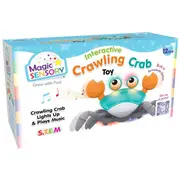Interactive Crawling Crab (Blue)