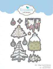 Elizabeth Craft Designs Die Holiday Trees & Ornaments by Krista Schneider
