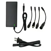 5 Plugs Electric Power Adapter Charger AC to DC 42V 2A For Scooter