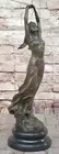 SUPERB ART DECO, BRONZE, "AWAKENING" SIGNED MILO STATUE FIGURE SCULPTURE STATUE