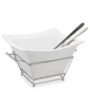 Piazza by Godinger 4pc Salad Bowl