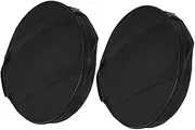 WESIEVYA 2pcs Gong Bag Drum Accessories Cymbal Storage Rack Waterproof Storage Bag Cymbal Storage Bag Cymbal Holder Gong Carrying Case Cymbal Bag Gong Storage Bag Instrument Storage Bag