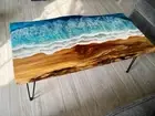 Ocean Epoxy Resin Coffee Table | Epoxy resin table for Home Decor