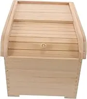DINHEAROM Solid Wood Rice Storage Container Food Storage Containers Vacuum Rice Bucket