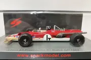 Spark 1/43 Lotus 63 F1 Netherlands Gp1969 Practice G. Hill 4Wd Minicar