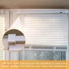 6pcs Blind Brackets Curtain Mounting Bracket Venetian Blind Bracket for Headrail