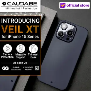 Caudabe Veil XT 手機殼 iPhone 15 Pro Max 15 Plus 超薄 Magsafe 手機殼