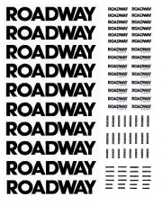 HO Scale Truck / Trailer Decals. " Roadway "