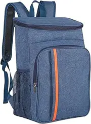 Cooler Backpack Picnic Backpack Outdoor Thickened Oxford Cloth Ice Pack Camping Picnic Bag (Color : Blue, Size : 1pcs)