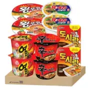 Big Cup Ramen 10p (Big Lid2p+Lunch Box2p+Shin Ramyun2p+Hot Ramen2p+Yukgaejang 2p