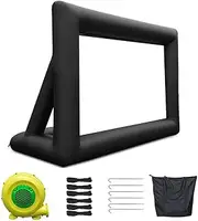 ASSYA Inflatable Giant Movie Screen, 16:9 Outdoor Projector Screen with Blower, Suitable for Home Theater, Camping and Party,16 feet