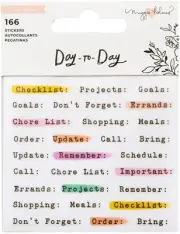 Maggie Holmes Day-To-Day Planner Mini Sticker Book 166/Pkg-Book 2 373039