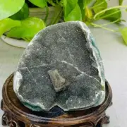 680g Natural Amethyst Geode Mineral Specimen Crystal Quartz Energy Decoration