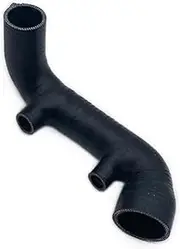 Vexilon Air Intake Air Intake Silicone Hose, for Fiat, for Uno Turbo 1.3 MK1 1983-1989 Turbo to AirBox Intake Pipe Connector Hose Car Air Intake Hose(Black Matt Black)